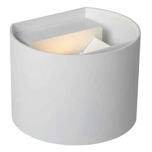 Lucide AXI - Wall spotlight / Wall light Bathroom - LED - 2x3,5W 2700K - IP54 - Adjustable beam angle - White - detail 1